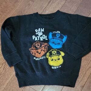 Paw Patrol Black Kids Sweatshirt